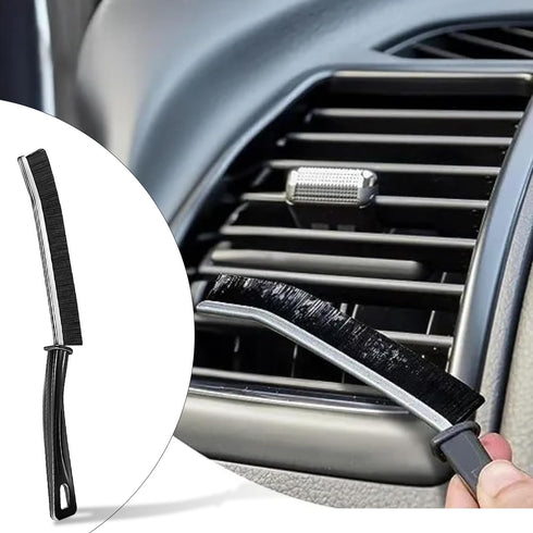 6-Piece Hard Bristle Crevice Cleaning Brush, Multifunctional Gap Cleaning Brush Tool for Small Spaces Cleaning, Thin Crevice Cleaning Brush Suitab...
