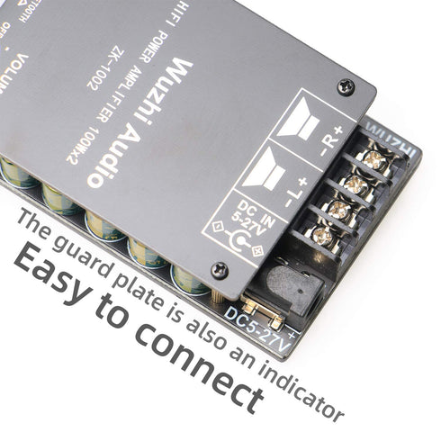 ZK-1002 Bluetooth Amplifier Board with TPA3116D2 Chip Bluetooth and AUX Input DC: 5-24V...