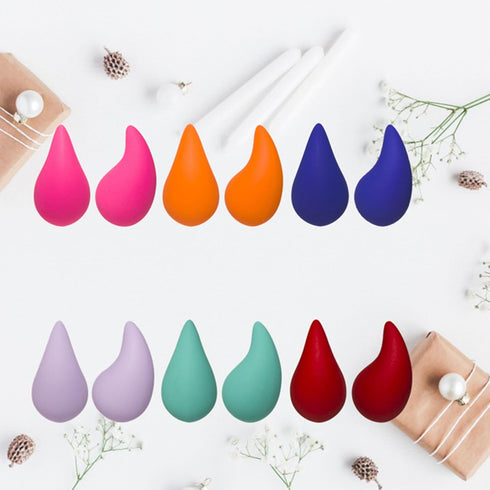 6 Pair Teardrop Chunky Earrings for Women Acrylic Waterdrop Earrings Set Colorful Earrings for Women gifts, Valentine's Day, Christmas, Thanksgivi...