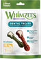 Whimzees Brushzees Dental Dog Treats for Medium Dogs (25-40 lbs), Bag of 7 Chews, Vegetable...