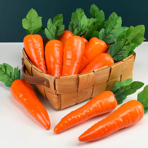 Lorigun 5 Pcs Simulation Carrots Artificial Vegetables Home&Kitchen Decorations...