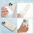 2Pcs Phone Loop Finger Holder, Silicone Phone Grip Phone Finger Strap Stand Universal Portable Finger Kickstand for Most Smartphones (2pcs-Colorfu...