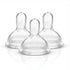 Medela Slow Flow Spare Nipples with Wide Base, Compatible with Medela Storage Bottles, Made without BPA, 3 Count (Pack of 1)...
