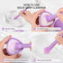 Docolor Makeup Brushes Cleaner Set Solid Soap Cleanser with Color Removal Sponge, Makeup Brush Cleaner Mat Brushes Shampoo for Cleaning Makeup Spo...