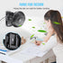 BESKAR Small Clip on Fan, 3 Speeds USB Fan with Strong Airflow, Clip & Desk Fan USB Plug in with Sturdy Clamp - Ultra Quiet operation for Office D...