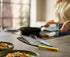 Joseph Joseph Duo Slotted Turner with Integrated Tool Rest: Hygienic, Heat-Resistant Nylon Head, Safe for Non-Stick Cookware, Light Yellow...