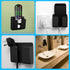 8 Pieces Wall Mount Phone Holder Adhesive Remote Control Storage Box Wall Mount Charging Phone Stand Holder Adhesive Non Slip Media Organizer Stor...