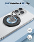 SODI Magnetic Phone Ring Holder Stand - 360° Rotatable Mag-Safe Phone Grip for Hand Kickstand, Magnetic Finger Ring Grip Stand Holder, Compatible ...