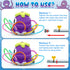 Outdoor Water Spray Sprinkler for Kids and Toddlers, Summer Outside Toys Backyard Games with 8 Wiggle Tubes, Attaches to Garden Hose Splashing Fun...