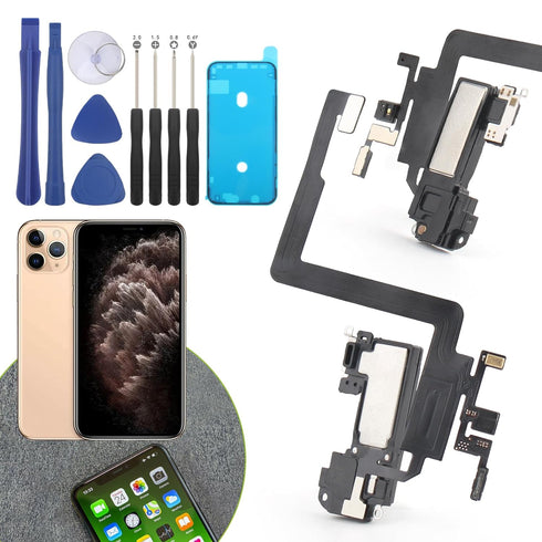 Earpiece Speaker Replacement for iPhone 11 Pro Ear Speaker Flex Cable Replacement for iPhone 11 Pro with Tool...