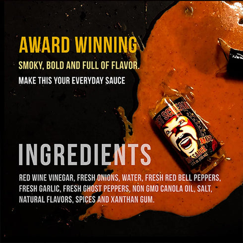 Ghost Scream Hot Sauce - "Original Flavor" (Smoky, Bold & Flavorful!) - Original Award-Winning Ghost Pepper Recipe, (5.5 Oz.)...