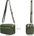 Functional Multi Pocket Crossbody Bag for Women Stylish Ladies Shoulder Messenger Bags Purse...