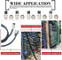 Hilitchi 32-Pieces 6 7 8 9 10 Pin 16mm Thread Male Female Panel Metal Aviation Wire Connector Plug Assortment Kit...