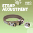 Chai's Choice Dog Collar Medium (Army Green) | Comfortable & Stylish Pet Collar with Adjustable Strap Neoprene Padded | No-Choke & Quick Release |...