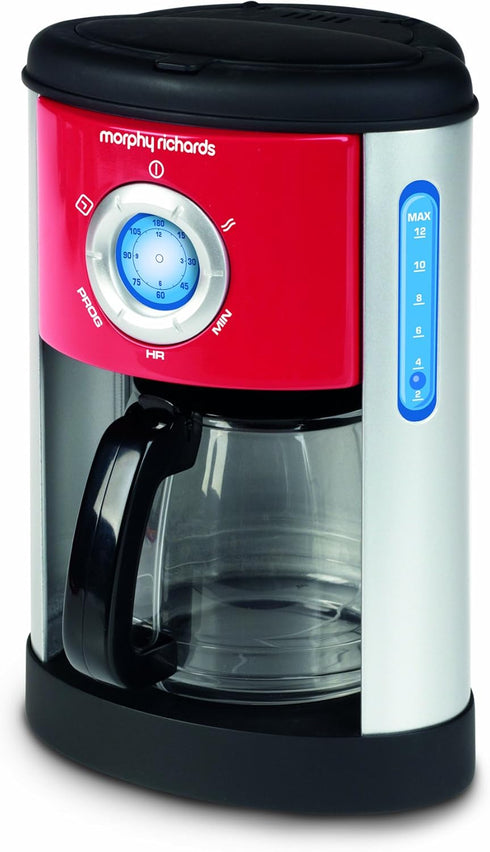 Casdon Little Cook Morphy Richards Coffee Maker Fillable Toy Coffee Maker For Children Aged 3+ Includes Water Level Indicator & Dripping Water! Re...