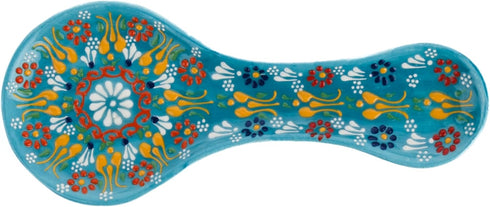 Handmade Spoon Rest, Ceramic Spoon Rest for Stove Top, 10" Spoon Rest for Kitchen Counter, Dishwasher Safe Spoon Holder for Stove, Housewarming Gi...