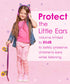 FosPower Kids Headphones with LED Cat Ears (Safe Volume Limit 85 dB), 3.5mm On-Ear Wired Headphones with Laced Tangle-Free Cables for Boys/Girls/S...