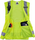 Ergodyne - 21425 GloWear 8250Z ANSI Lime Surveyors Reflective Safety Vest with Back Pocket, Large/X-Large...
