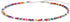 SCIONE Beaded Necklace 10 Pieces Tiny Seed Beaded Necklace Bohemian Hawaiian White Rainbow Adjustable Colorful Necklaces for Women Girls...