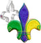 Fleur de Lis Cookie Cutter, 4.75" Made in USA by Ann Clark...