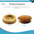 MARINE CITY Genuine Teak Center Cap Wood Durable Strong Centre Cap (2-3/4 inches) for Marine Destroyer Steel Wheels Marines Boats Yachts Hardware ...
