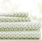 Linen Market Double-Brushed Patterned Microfiber Queen Sheet Set 4 Piece – Oeko-TEX Certified Ultra Soft & Wrinkle-Free - 16" Deep Pocket Sheets -...