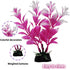 Fish Tank Decorations Plants with Resin Broken Barrel and Cave Rock View, 15pcs Aquarium Decorations Plants Plastic,Fish Tank Accessories, Fish Ca...