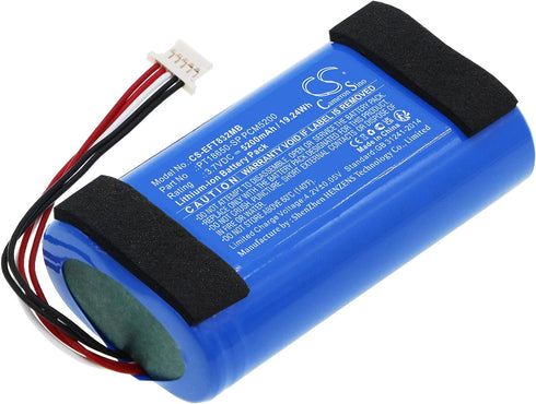 Cameron Sino 5200mAh Replacement Battery for Eufy Spaceview Pro Baby cam, T8321-M, PT18650-SP PCM5200 Baby Monitor Battery...