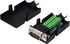 SinLoon VGA DB15 Solderless Connector 3+9 D-SUB 15 Pin VGA 3 Row Breakout Board Adaptor with Case+Screwdriver(2-Pack Male)...
