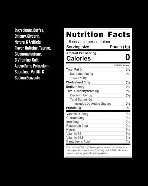 Grinds Coffee Pouches | Tobacco Free, Nicotine Free Healthy Alternative | 3 Cans of Vanilla | 18 Pouches Per Can | 1 Pouch eq. 1/4 Cup of Coffee (...