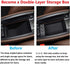 TTCR-II Center Console Organizer for Mercedes Benz A Class 2019-2025, for B Class GLB Console Organizer 2020-2025, for CLA Center Storage Tray GLA...