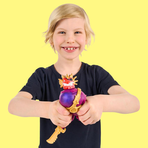 Heroes of Goo Jit Zu Cursed Goo Sea | Super Gooey, Goo Filled Toy Blazagon Action Figure Hero Pack | with Color Changing Face That Reveals His Cur...