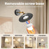 Rechargeable Light Bulbs with Remote Control Timer and 3 Color Temperature Options,Rechargeable Wall Sconce Puck Lights Battery Operated with Remo...