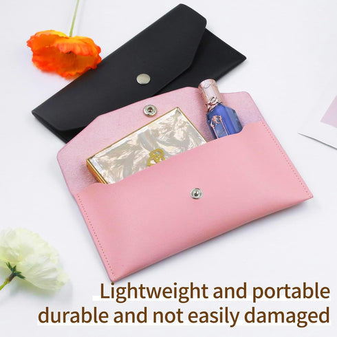 2 pieces Cash Wallet,money holder for Budgeting Money Holder for Cash,Pu Leather Money Wallet,Cash Holder with Cash Envelope Tab,Cash Wallets for ...
