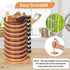 2 Pcs Tumbler Lid Organizers, Bamboo Tumbler Lid Holder, Storage for Up to 20 Lids, Tumbler Lid Storage for Kitchen Cabinets and Countertops?Suita...