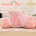 Dragon Stuffed Animal Plush Toy - Chubby & Adorable Plushie Bolster Doll for Kids - Accompanied Sleeping Ragdoll for Children (Pink,Small-11 inch)...