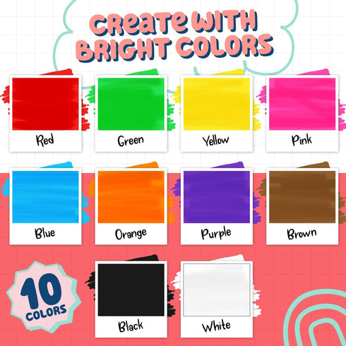 Extra Fine Tip Liquid Chalk Markers (10 Pack) - Dry Erase Marker Pens for Blackboard, Windows, Chalkboard Signs, Bistro - 1mm Tip...