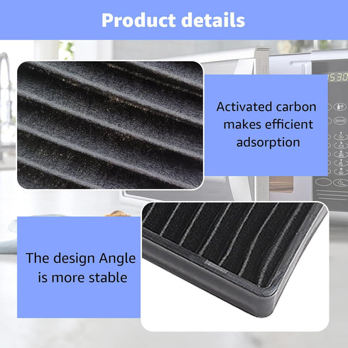 5230W1A003A Microwave Charcoal Filter, Compatible with LG Microwave Charcoal Air Filter Replacement for model LMV1650SW,LMV2031BD,LMV2031SB,LMVH17...