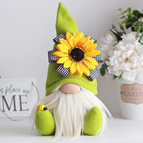 DYHG Sunflower Garden Gnome, Bumble Bee Gnomes Plush Decor,World Bee Day Fall Decor ,Fall Holiday Bee Decorations Ornaments for The Home...