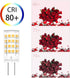 G4 LED Bulb 12V AC/DC 5W Equivalent to 40W Halogen Bulb, T3 JC Type Bi-Pin Base, Warm White 3000K G4 Bulb for Outdoor Landscape Lighting Deck Stai...