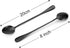 Marco Almond® KYA59 Iced Tea Spoon, Ice Cream Spoon, Titanium Coated Stainless Steel Long Handle Spoons for Coffee, Cocktail Stirring, Milkshake, ...