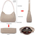 LOVEVOOK Shoulder Bag for Women, Small Purses Croc Pattern Clutch Purse Vegan Leather Little Purse Cute Mini Handbag...
