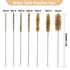 7Pcs Brass Tube Brushes Bottle Brush Wire Tube Brushes, Long Wire Cleanling Brushes Tube Cleaning Lab Brushes Straw Cleaner Brush Wire Bottle Brus...