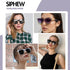 SIPHEW Oversized Square Sunglasses for Women|Lightweight Fashion Sunglasses 100% UV400 Protection|Trendy Mirrored Shade...
