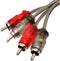 Conext Link Audio RCA Interconnect Cable Patch Male to Male OFC Spiral Braid (12FT, 2 Pack) ?13016?...