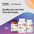 PureFormulas Vitamin D3 5,000 IU 125 mcg - Pure Vitamin D Supplement for Healthy Bone Formation, Teeth, Cardiovascular Health, and Immune Support ...