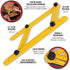 Performance Tool W5710 Angle Maker Template Tool - Easily Measure and Duplicate Angles for Precise Cutting and Installation Jobs...