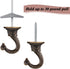 Hotop 6 Pieces Swag Ceiling Hooks Heavy Duty Swag Hanging Plants Toggle Hooks Chandeliers Wind Chimes Ornament Basket Hanger for Ceiling Installat...