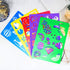 Kids Drawing Stencils Set , 20 Pcs Plastic Stencil Kit 300+ Patterns Drawing Templates for Girls & Boys Gift and Card Making...