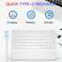 Bluetooth Keyboard, Slim 7 Colors Backlit Wireless Bluetooth Keyboard with Touchpad Built in Rechargeable Battery for iOS Android Windows Tablets ...
